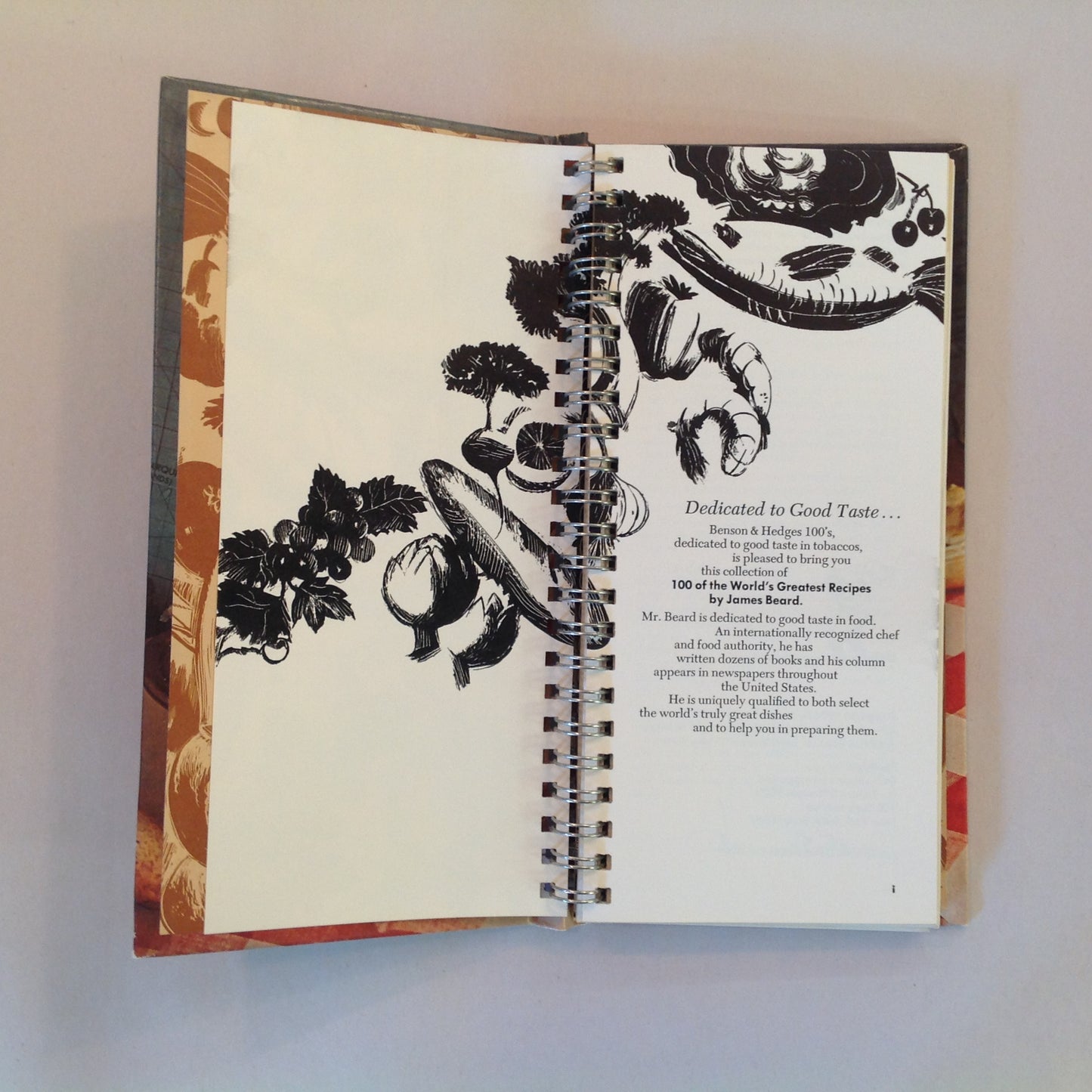 Vintage 1976 Hardcover Benson & Hedges 100's Presents 100 of the World's Greatest Recipes James Beard