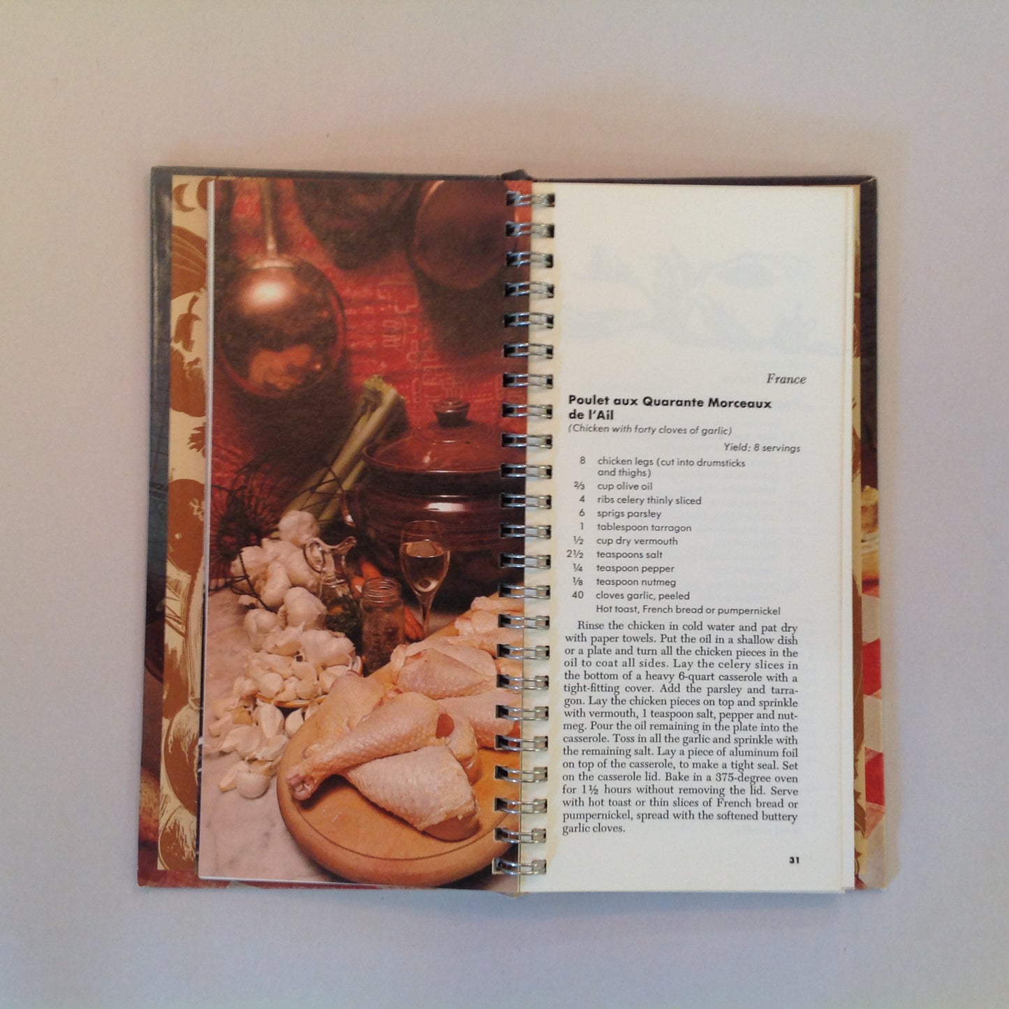 Vintage 1976 Hardcover Benson & Hedges 100's Presents 100 of the World's Greatest Recipes James Beard