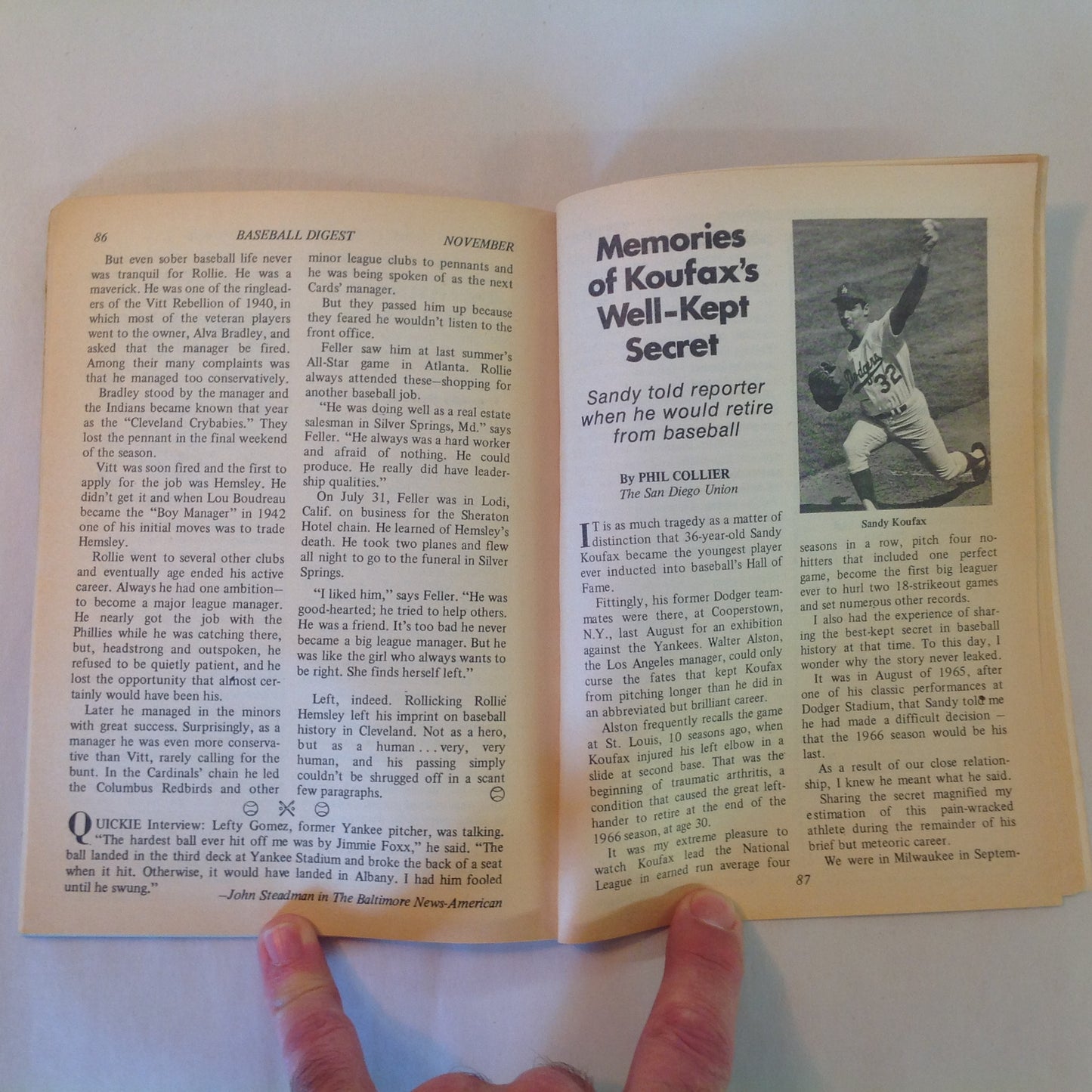 Vintage Nov 1972 Baseball Digest Magazine Exclusive 1972 All-Star Rookie Team Boston's Carlton Fisk