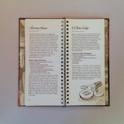Vintage 1981 Hardcover Benson & Hedges Presents Recipes From Great American Inns