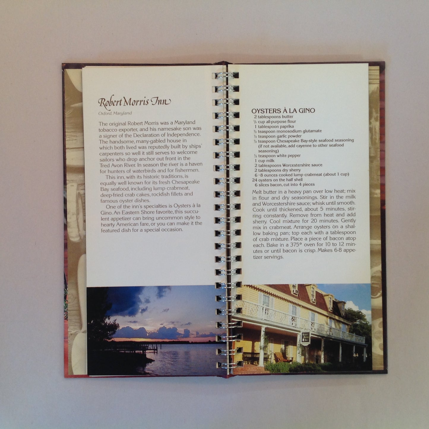 Vintage 1981 Hardcover Benson & Hedges Presents Recipes From Great American Inns