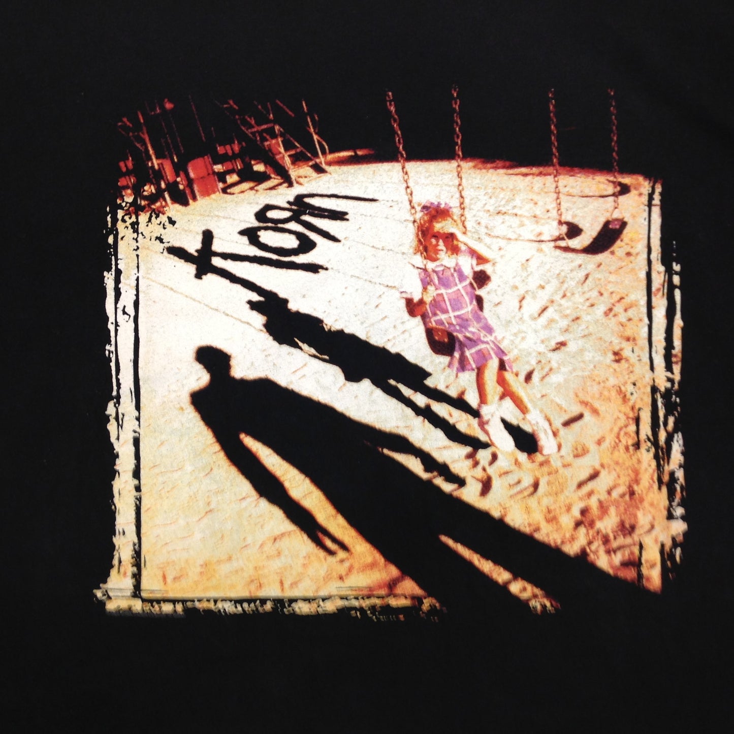 Vintage 2004 Korn Giant Concert T-Shirt Shirt Black 3XL Swingset Girl Shadow Graphics