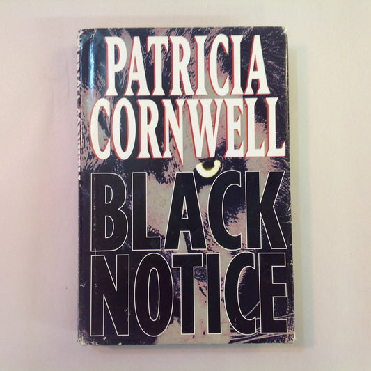 Vintage 1999 HCDJ Black Notice Patricia Cornwell First Printing