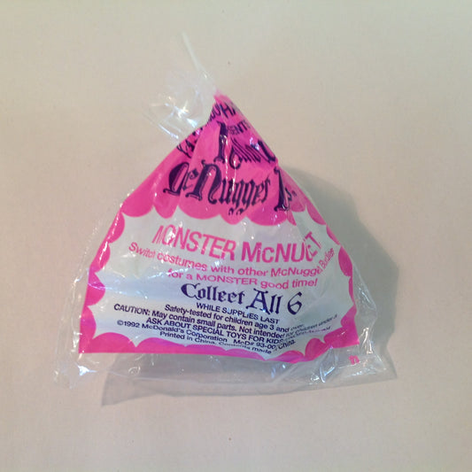 Vintage 1998 NOS McDonald's Happy Meal Halloween McNugget Buddies Monster McNugget Sealed