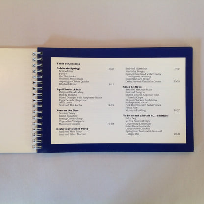 Vintage 1980 Fun Drink and Food Smirnoff Style Recipes Vodka Alcohol Pairing Book