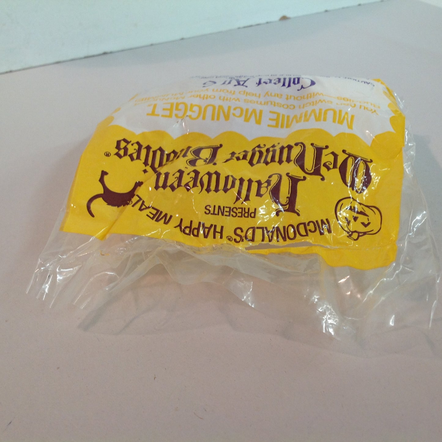 Vintage 1998 NOS McDonald's Happy Meal Halloween McNugget Buddies Mummie McNugget Sealed