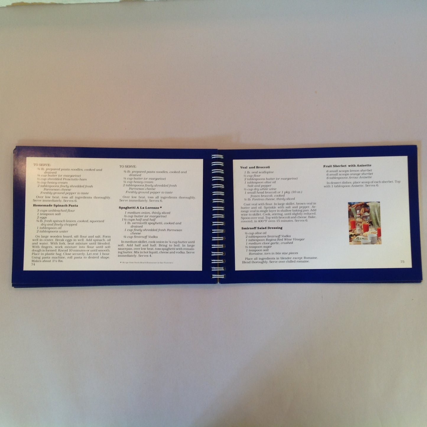 Vintage 1980 Fun Drink and Food Smirnoff Style Recipes Vodka Alcohol Pairing Book