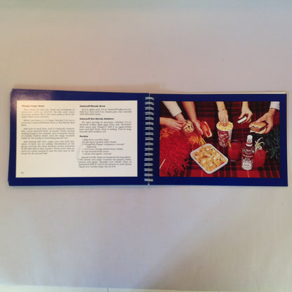 Vintage 1980 Fun Drink and Food Smirnoff Style Recipes Vodka Alcohol Pairing Book