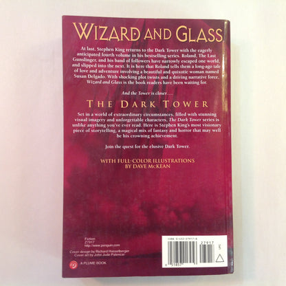 Vintage 1997 Trade Paperback Wizard and Glass (The Dark Tower IV) Stephen King First Printing