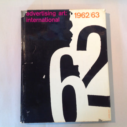 Vintage 1962-63 Hardcover Modern Publicity Yearbook 32: Advertising Art: International 1962/63