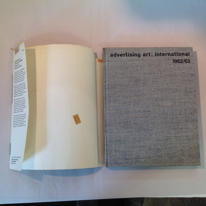 Vintage 1962-63 Hardcover Modern Publicity Yearbook 32: Advertising Art: International 1962/63