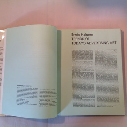 Vintage 1962-63 Hardcover Modern Publicity Yearbook 32: Advertising Art: International 1962/63