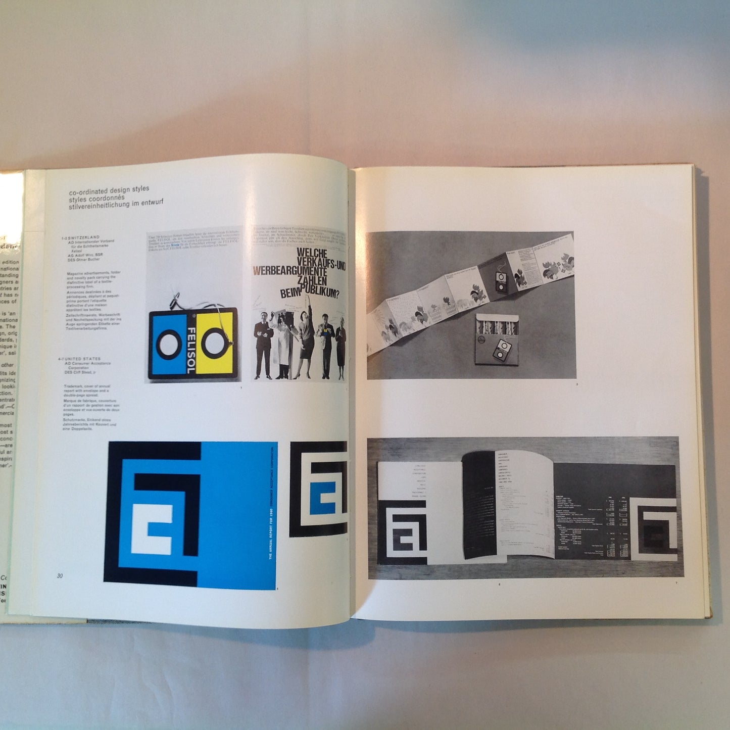 Vintage 1962-63 Hardcover Modern Publicity Yearbook 32: Advertising Art: International 1962/63