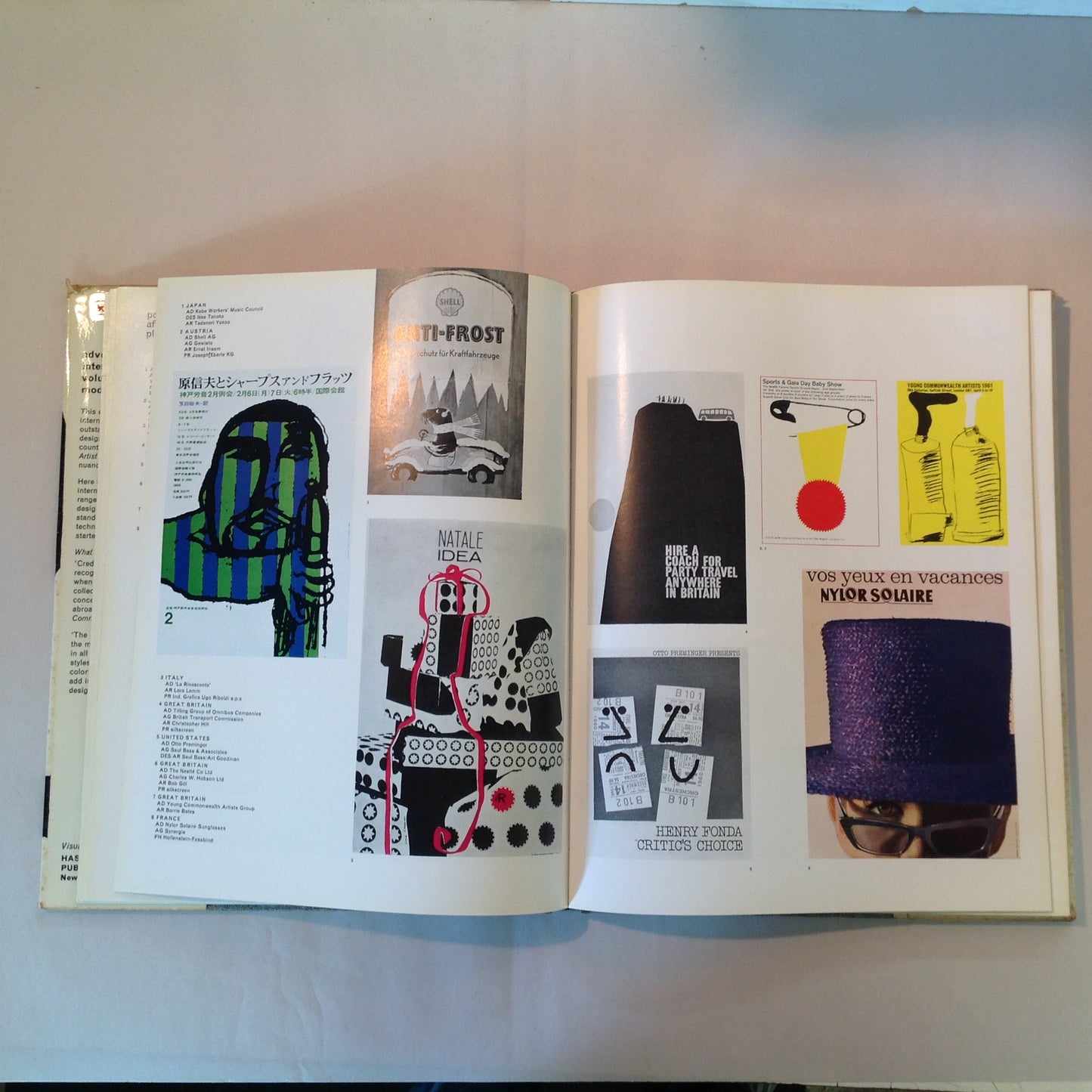 Vintage 1962-63 Hardcover Modern Publicity Yearbook 32: Advertising Art: International 1962/63