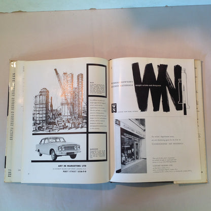 Vintage 1962-63 Hardcover Modern Publicity Yearbook 32: Advertising Art: International 1962/63
