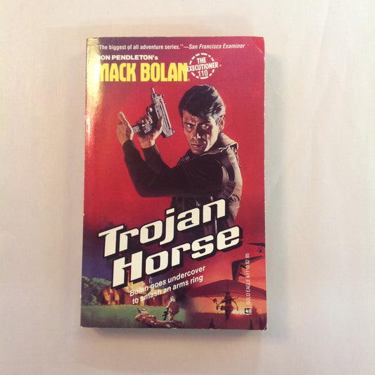 Vintage 1988 Mass Market Paperback Don Pendleton's Mack Bolan The Executioner #110: Trojan Horse
