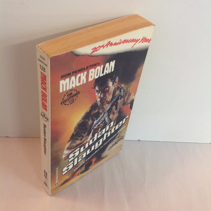 Vintage 1989 Mass Market Paperback Don Pendleton's Mack Bolan The Executioner #128: Sudan Slaughter