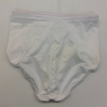 Vintage White Nylon Partners Intimates Women's Panties Large NWT