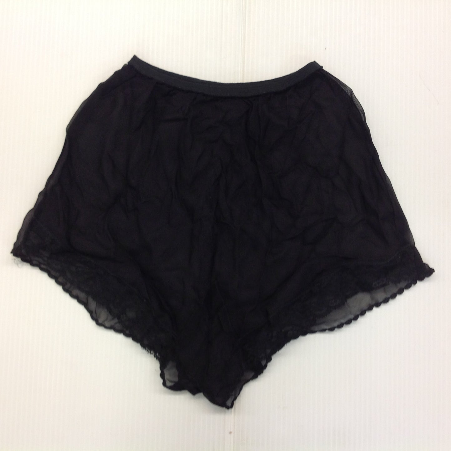 Vintage Sheer Black Lace Women's Panties