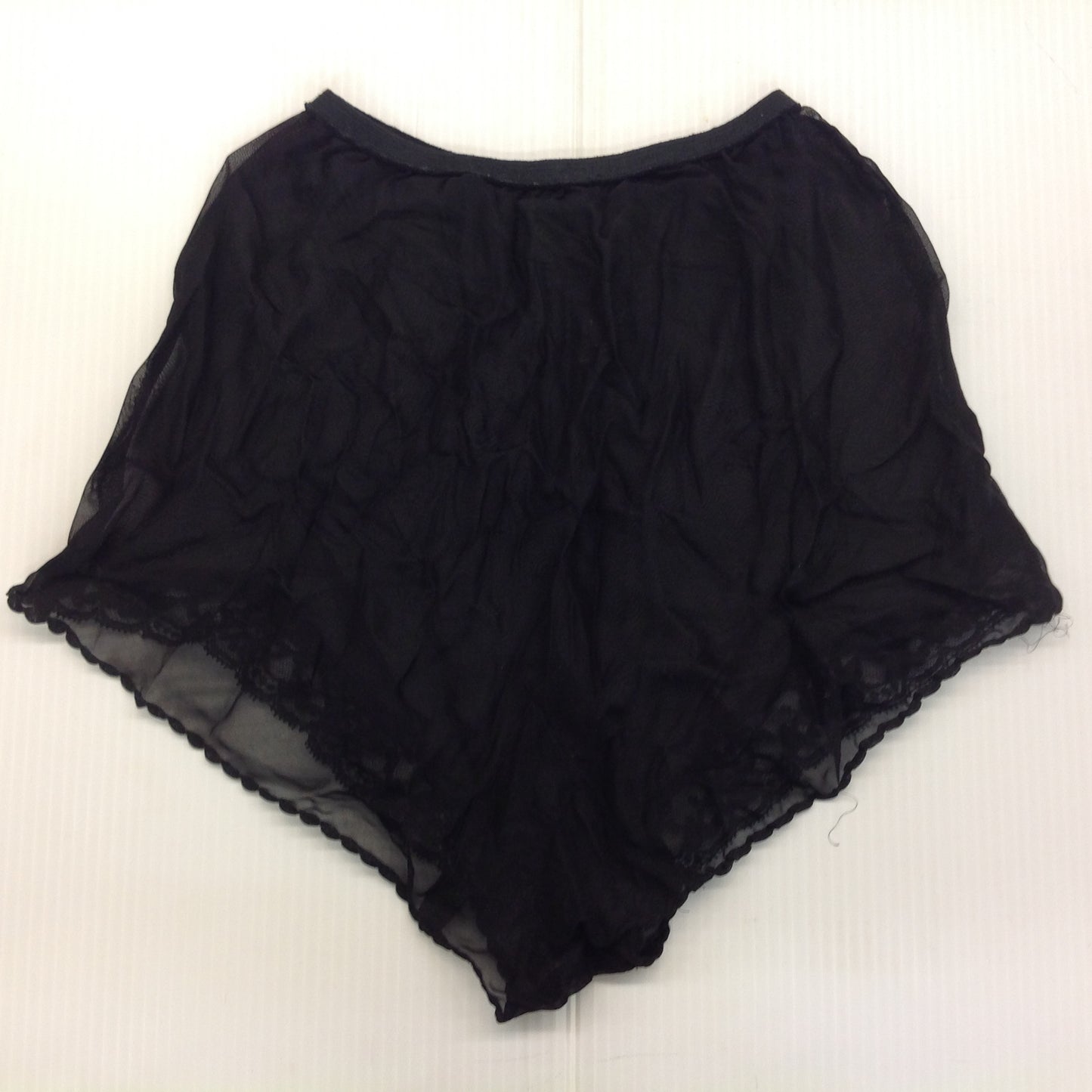 Vintage Sheer Black Lace Women's Panties