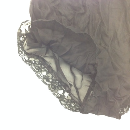 Vintage Sheer Black Lace Women's Panties