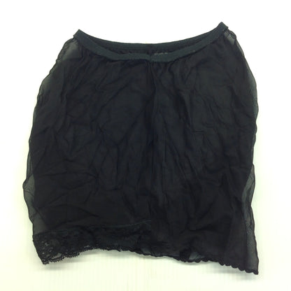 Vintage Sheer Black Lace Women's Panties