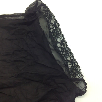 Vintage Sheer Black Lace Women's Panties