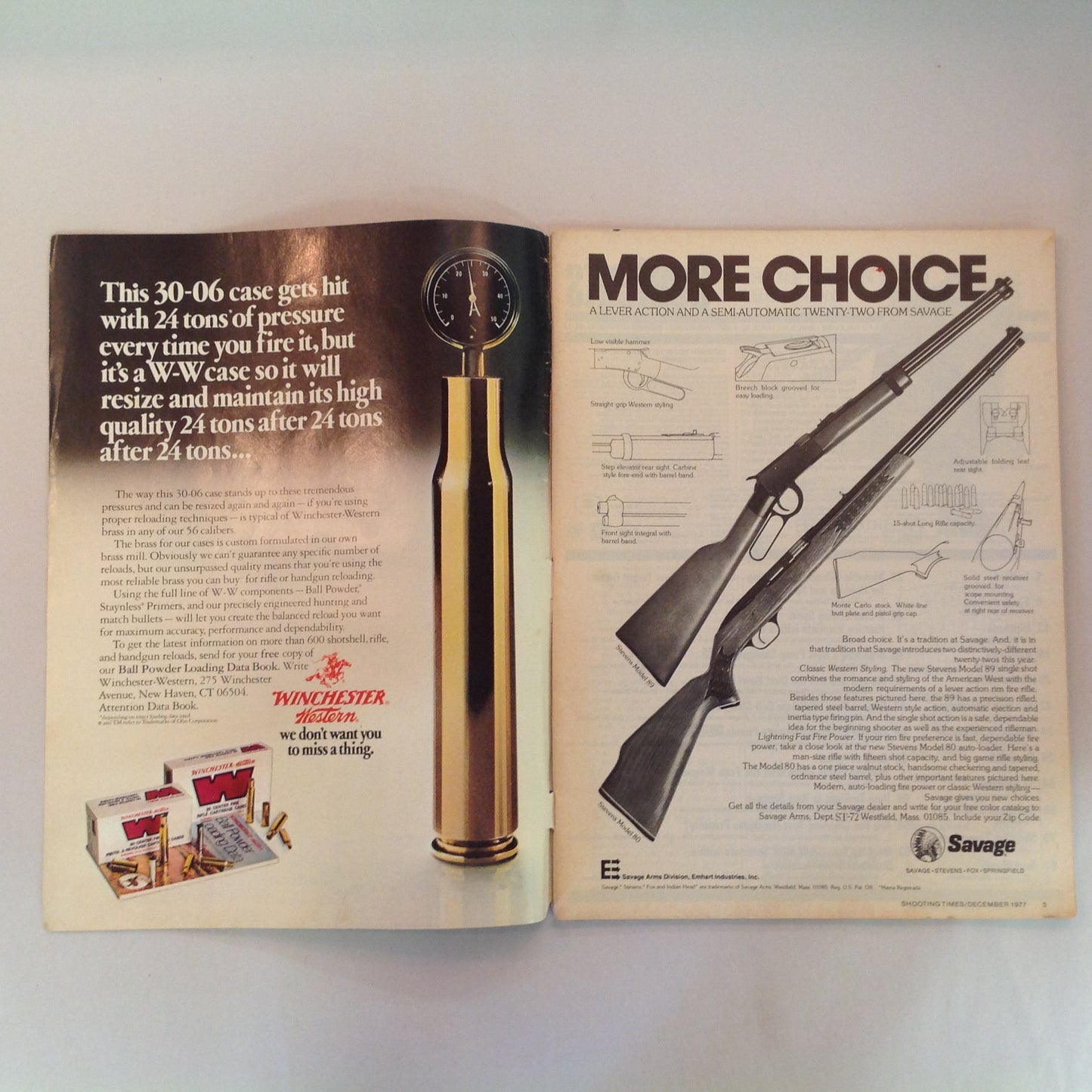 Vintage Dec 1977 Shooting Times Magazine New 20-Gauge O/U Shotgun Browning Pump Shotgun