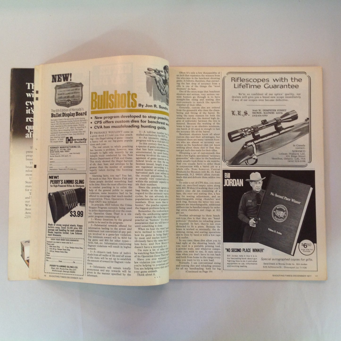 Vintage Dec 1977 Shooting Times Magazine New 20-Gauge O/U Shotgun Browning Pump Shotgun