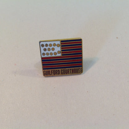 Vintage Boys Scouts of America BSA National Jamboree Subcamp Enamel Pin Guilford Courthouse