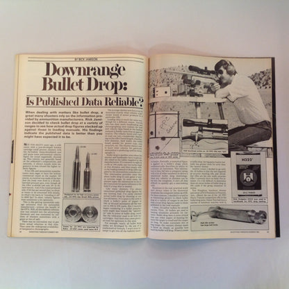 Vintage Nov 1981 Shooting Times Magazine .44 Magnums Special Roundup Downrange Bullet Drop
