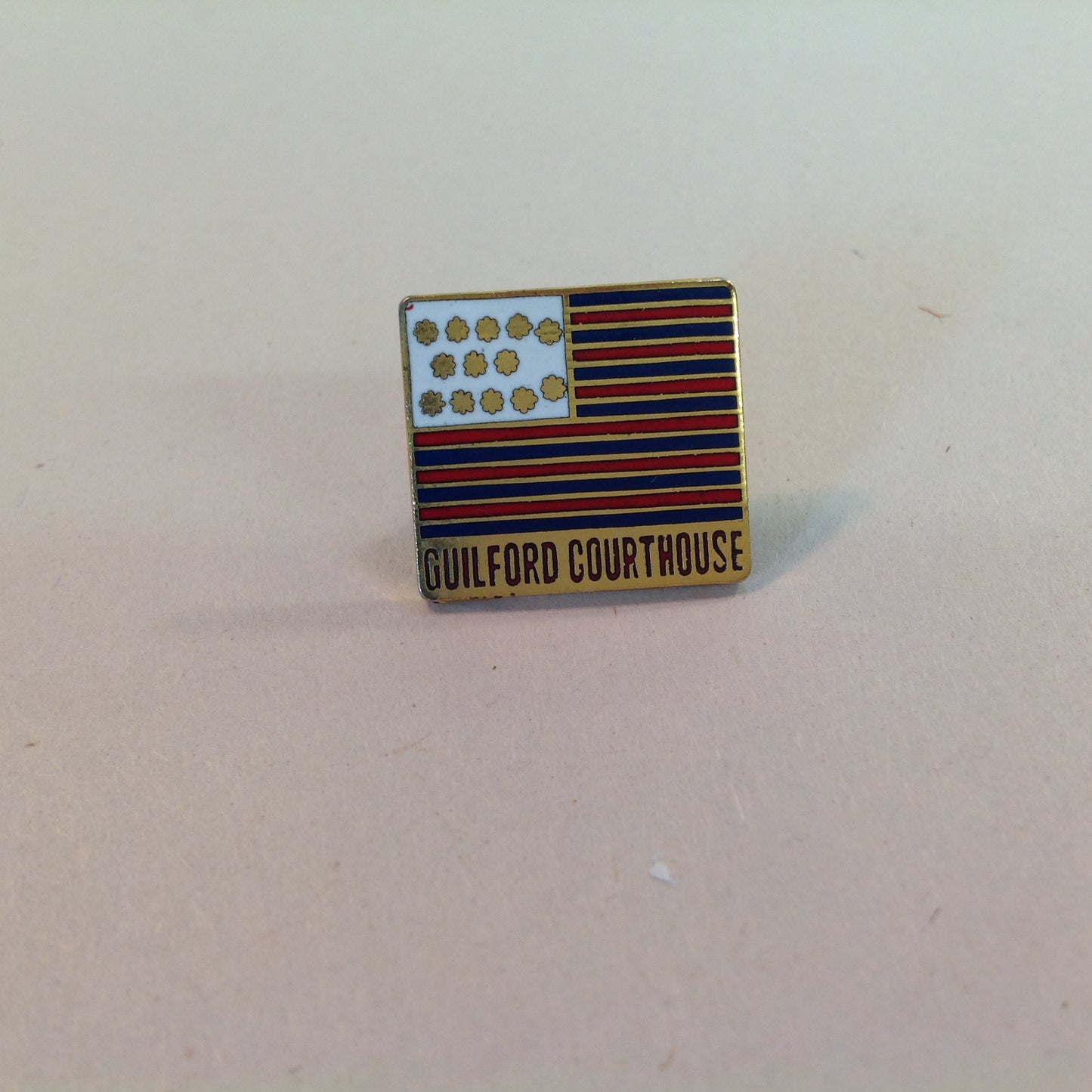 Vintage Boys Scouts of America BSA National Jamboree Subcamp Enamel Pin Guilford Courthouse