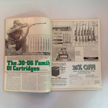 Vintage Sep 1985 Shooting Times Magazine New Contender Carbine Kit Ruger Single Actions