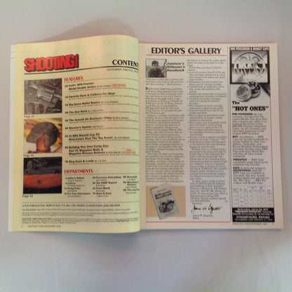 Vintage Nov 1989 Shooting Times Magazine The Assault on Semiautos Hunting Bullets Shotgun Slugs for Deer Hunting