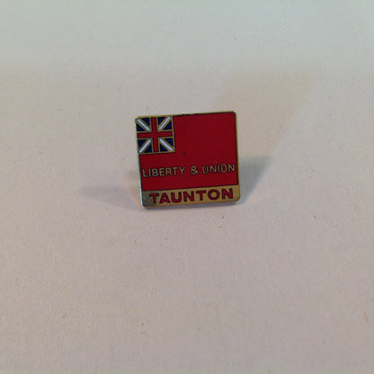 Vintage Boys Scouts of America BSA National Jamboree Subcamp Enamel Pin Liberty & Union Taunton