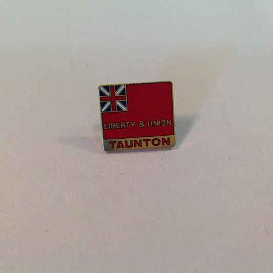 Vintage Boys Scouts of America BSA National Jamboree Subcamp Enamel Pin Liberty & Union Taunton