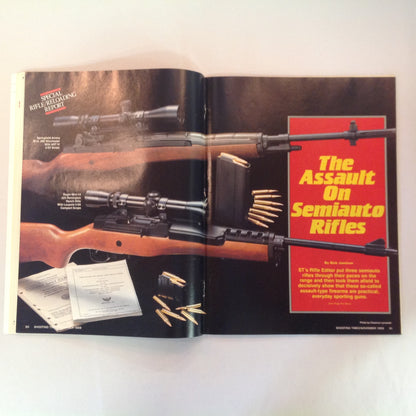 Vintage Nov 1989 Shooting Times Magazine The Assault on Semiautos Hunting Bullets Shotgun Slugs for Deer Hunting