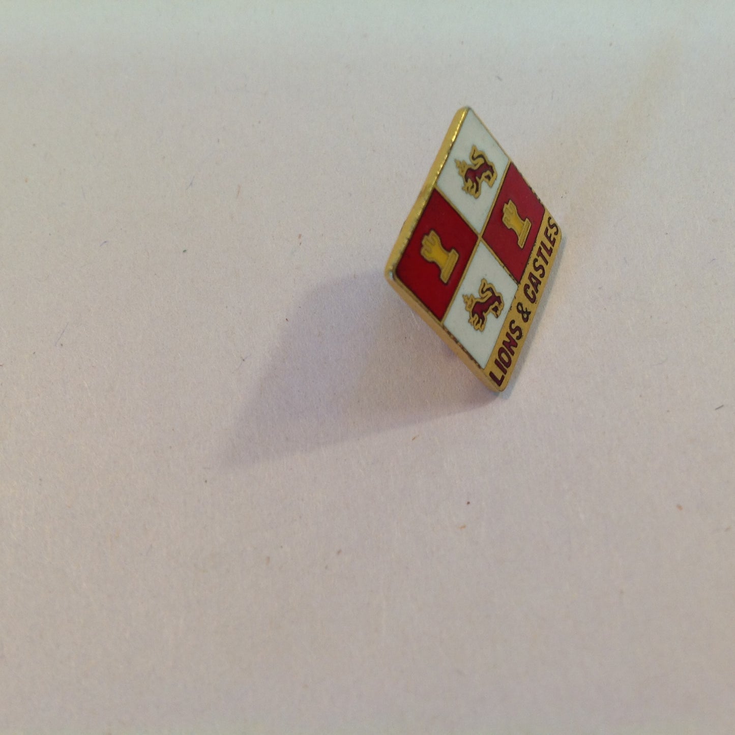 Vintage Boys Scouts of America BSA National Jamboree Subcamp Enamel Pin Lions & Castles