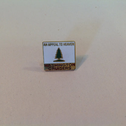 Vintage Boys Scouts of America BSA National Jamboree Subcamp Enamel Pin Washington Cruisers An Appeal to Heaven Flag