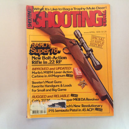 Vintage Apr 1979 Shooting Times Magazine Sako's Super 78 .22 Rifle Report Trophy Mule Deer