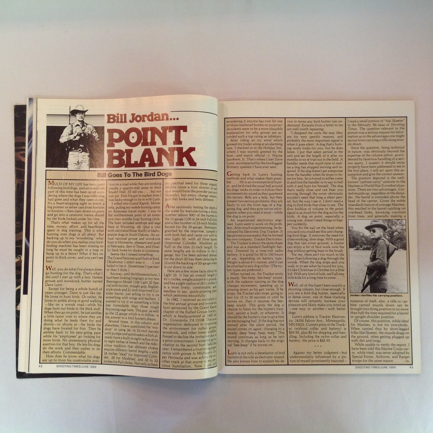 Vintage Jun 1984 Shooting Times Magazine Colt .357 Python Weatherby Breakthrough Handgun Bonus Deer Rifle Action Year-Round
