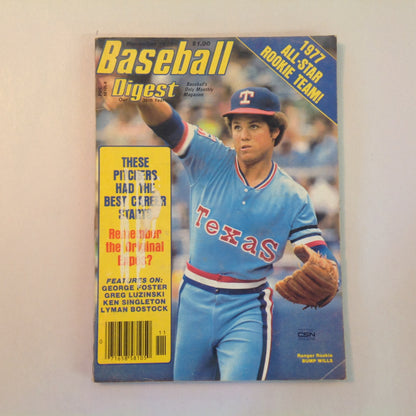 Vintage Nov 1977 Baseball Digest Magazine 1977 All-Star Rookie Team! Texas Ranger Bump Wills