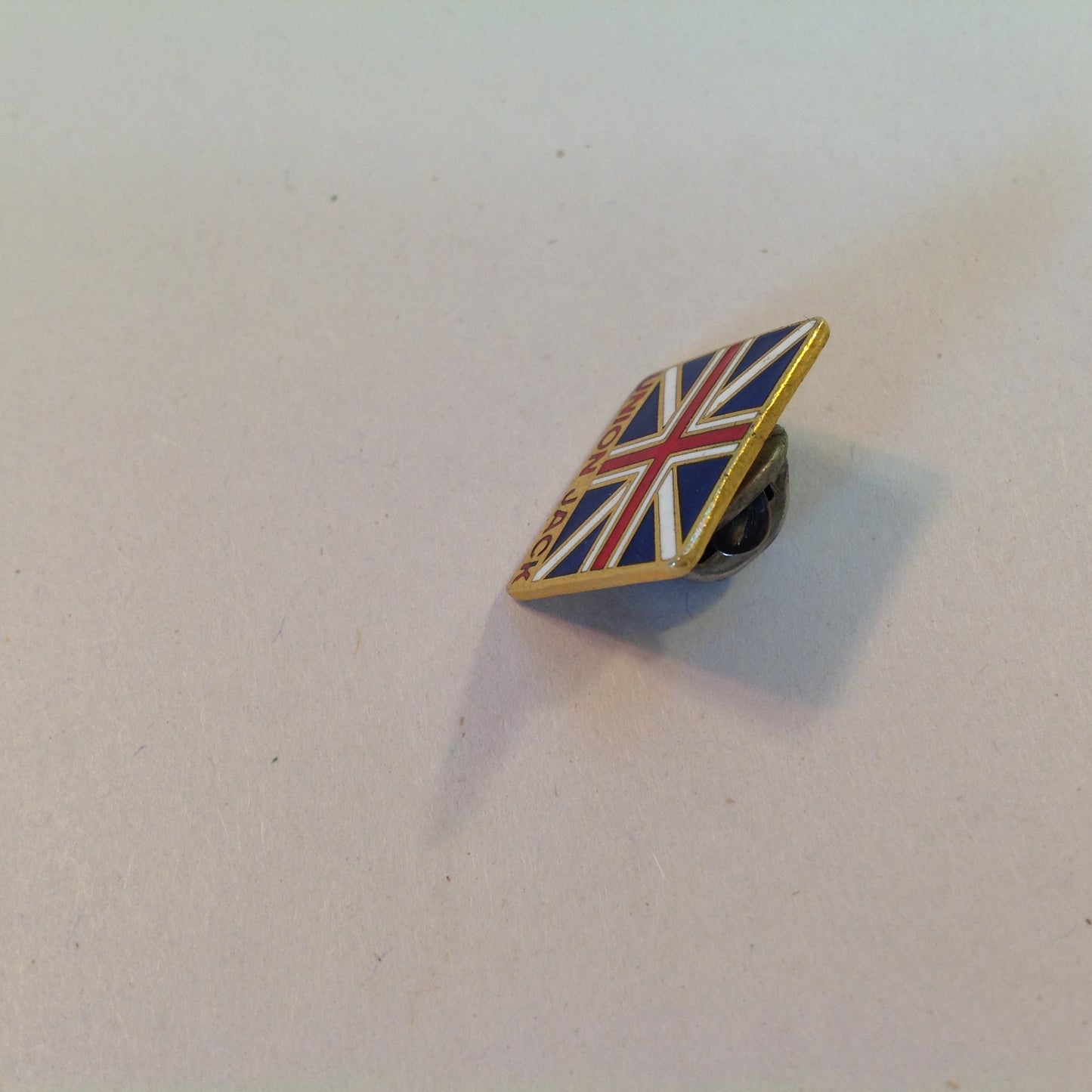 Vintage Boys Scouts of America BSA National Jamboree Subcamp Enamel Pin Union Jack