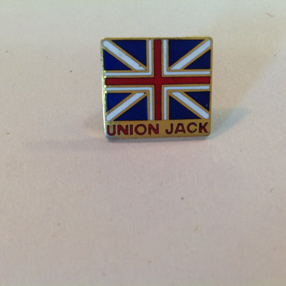 Vintage Boys Scouts of America BSA National Jamboree Subcamp Enamel Pin Union Jack