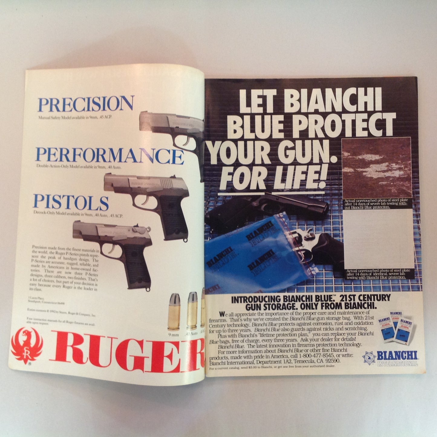 Vintage May 1992 American Rifleman Magazine Browning BDM 9mm Pistol and Revolver Modes of Operation