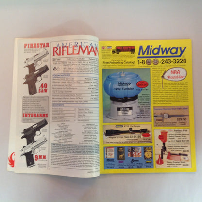 Vintage May 1992 American Rifleman Magazine Browning BDM 9mm Pistol and Revolver Modes of Operation