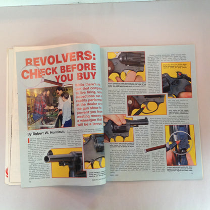 Vintage May 1992 American Rifleman Magazine Browning BDM 9mm Pistol and Revolver Modes of Operation