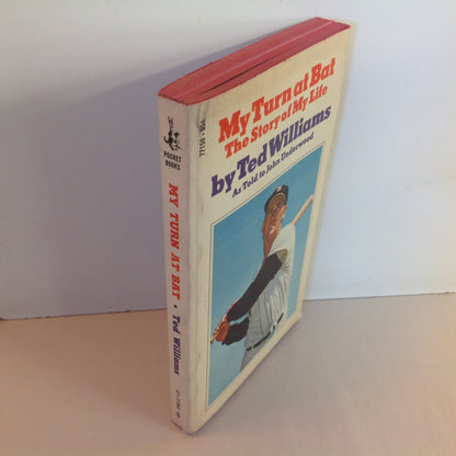Vintage 1970 Mass Market  Paperback My Turn at Bat: The Story of My Life Ted Williams as told to John Underwood