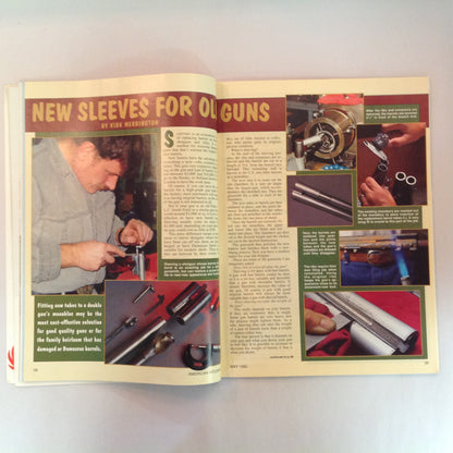 Vintage May 1992 American Rifleman Magazine Browning BDM 9mm Pistol and Revolver Modes of Operation