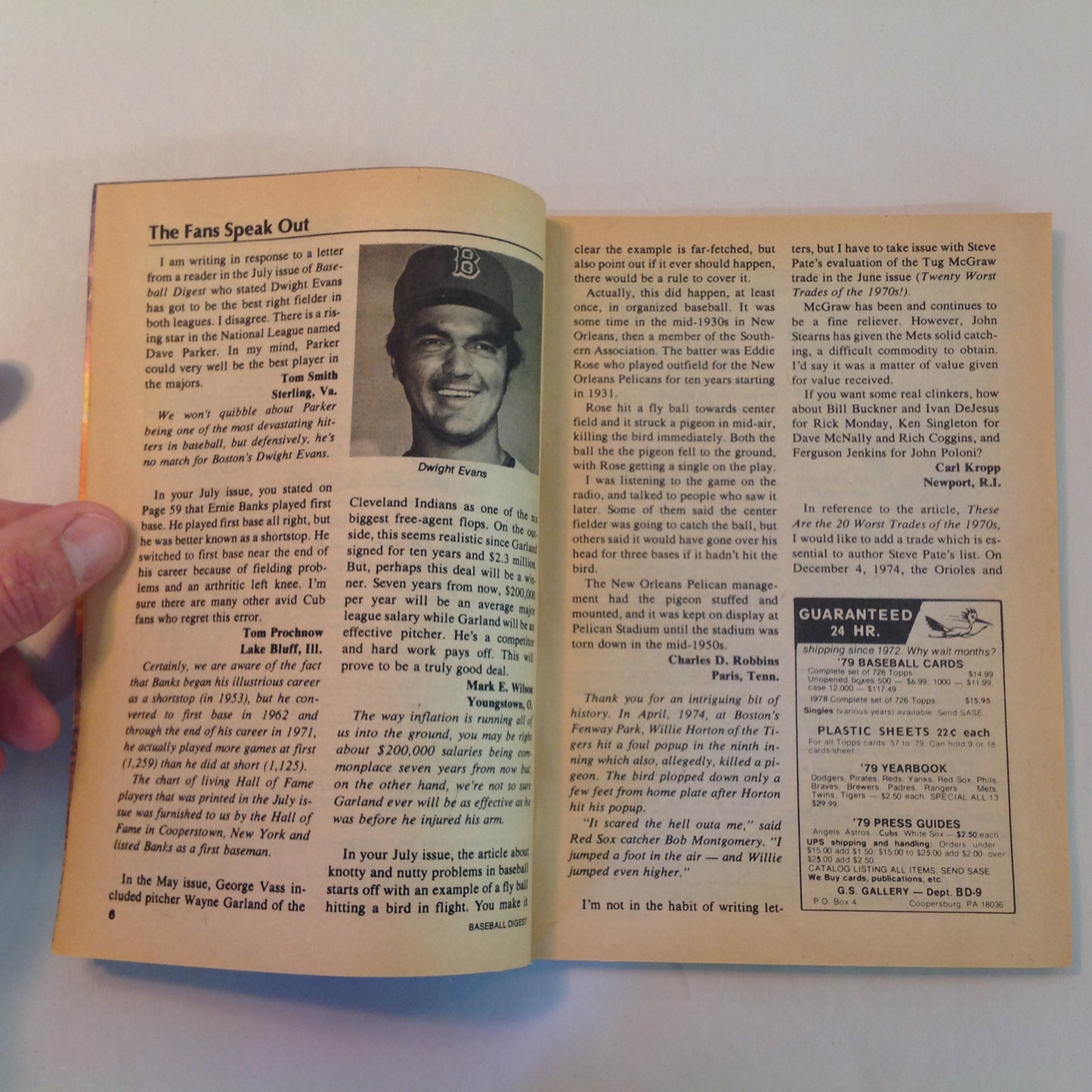 Vintage Sep 1979 Baseball Digest Magazine Tommy John: The Bionic Wonder